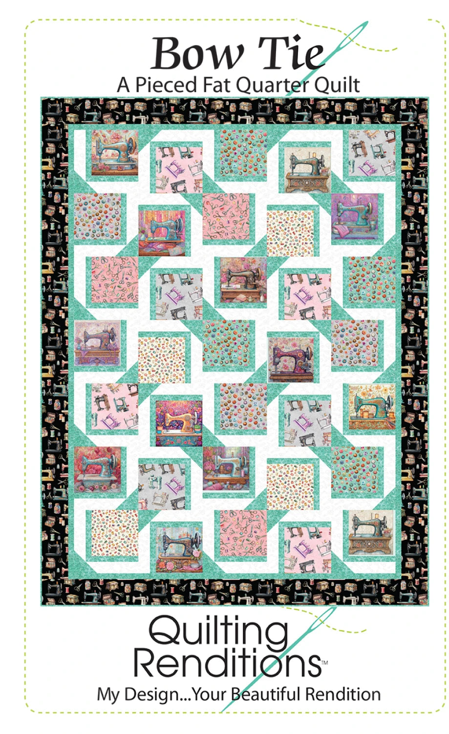 Bow Tie Quilt Pattern by Quilting Renditions