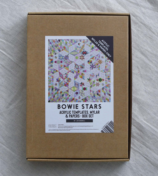 Bowie Stars Acrylic Templates, Mylar & Papers Only by Jen Kingwell Designs - Special Order