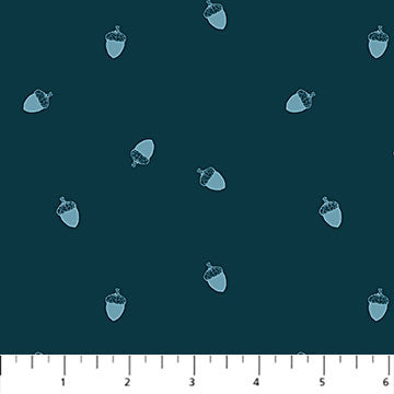 Bramble & Bloom by Katie O'Shea : Acorns Navy 91366-45