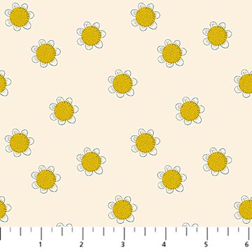 Bramble & Bloom by Katie O'Shea : Floral Dots Cream 91362-12