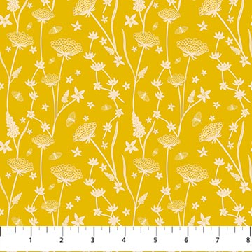 Bramble & Bloom by Katie O'Shea : Floral Gold 91369-50