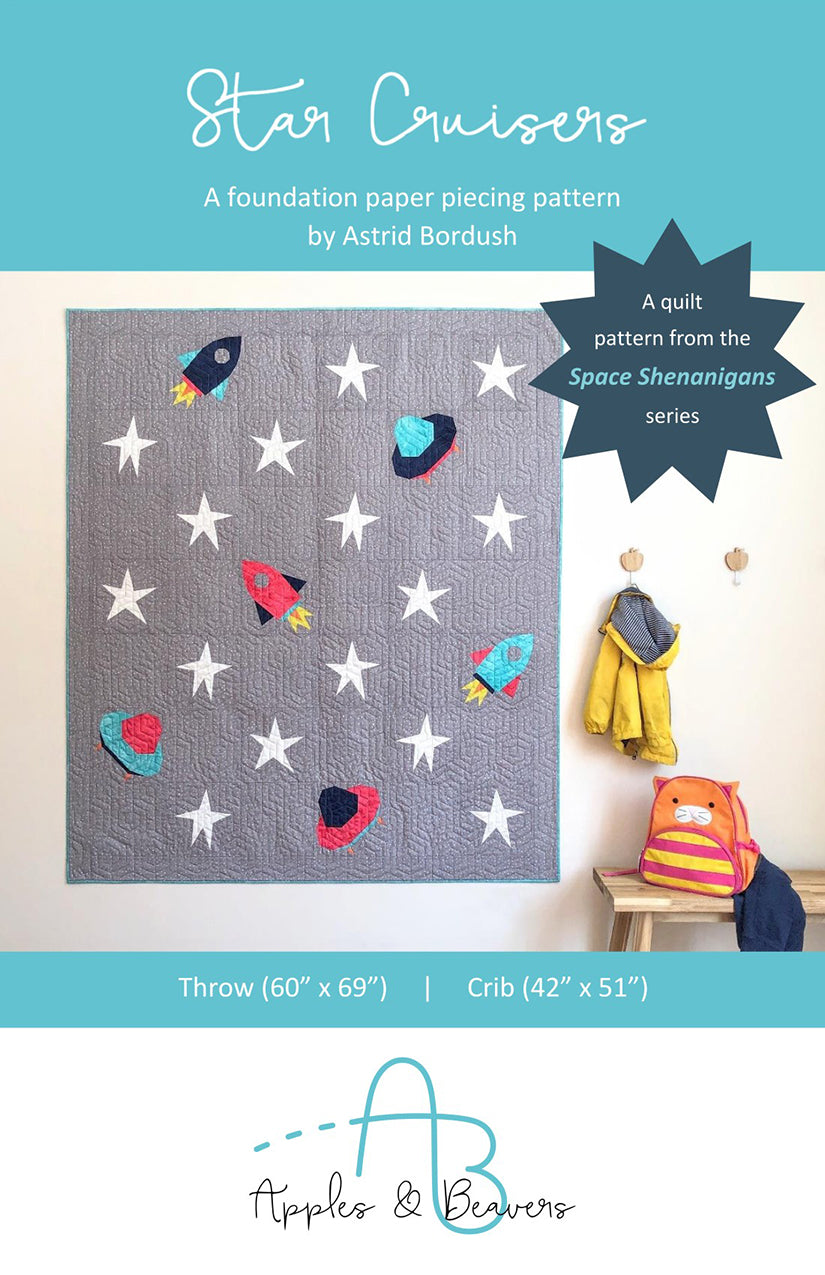 Brave Your Way by Cayla Naylor Design : Star Cruisers FPP Quilt Kit