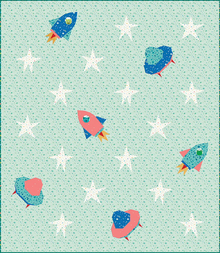 Brave Your Way by Cayla Naylor Design : Star Cruisers FPP Quilt Kit