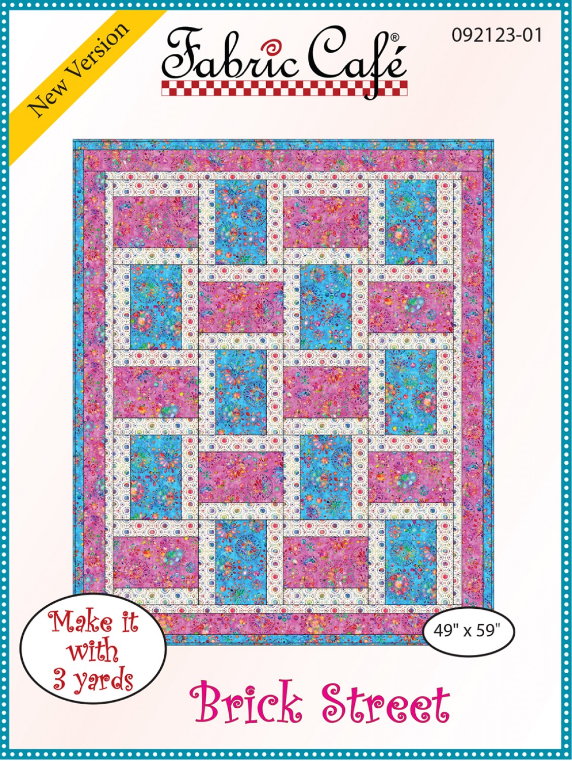Brick Street Quilt Pattern by Fabric Cafe