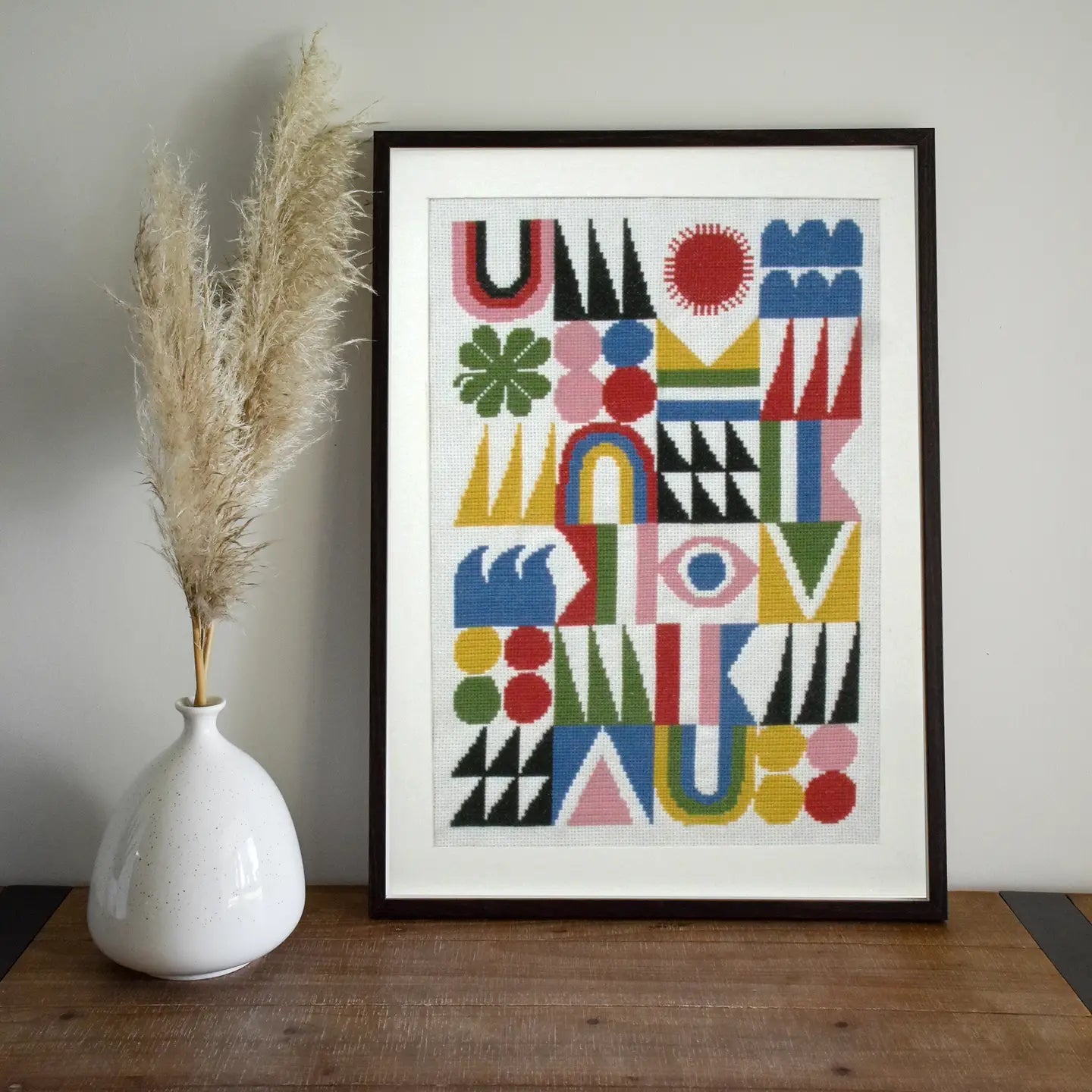 Brightside Cross Stitch Kit by Lisa Congdon