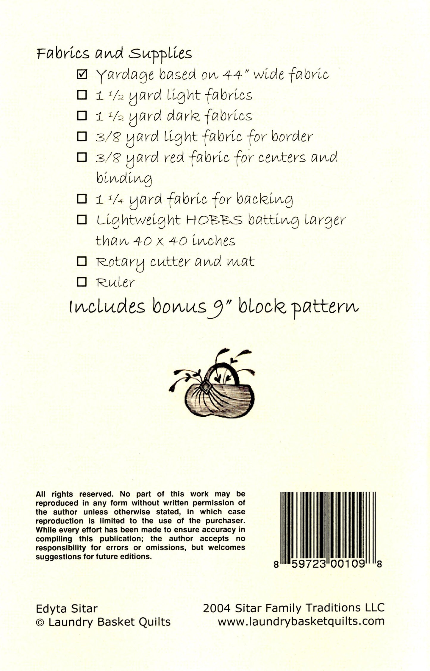 Broken Star Log Cabin # LBQ09 - Special Order