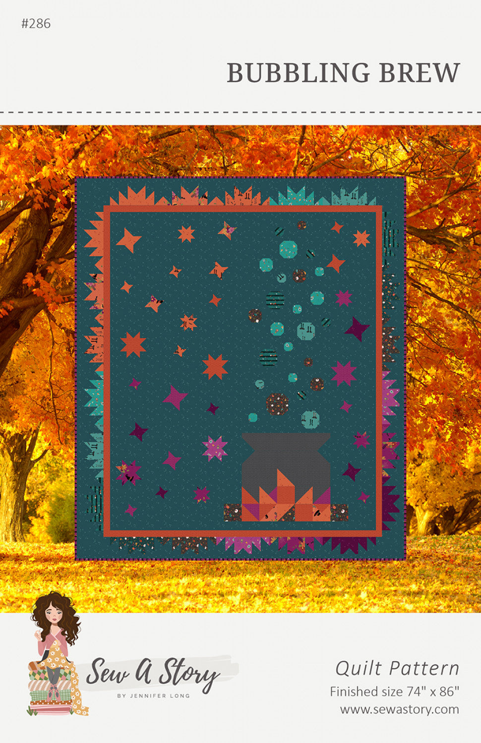 Bubbling Brew Quilt Pattern by Jennifer Long - Special Order