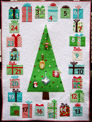 Advent Calendar Quilt by Cynthia Muir of Ahhh Quilting - Bundle- Special Order