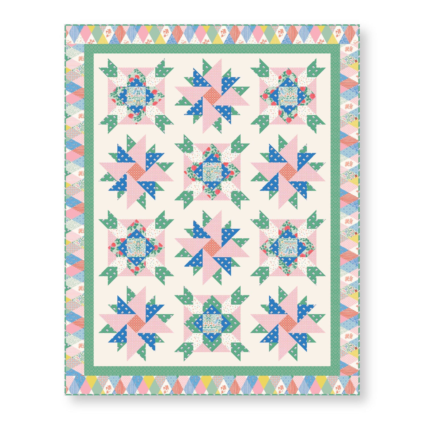 Summer's End by Emily Taylor : Vintage Blooms II Quilt Reference
