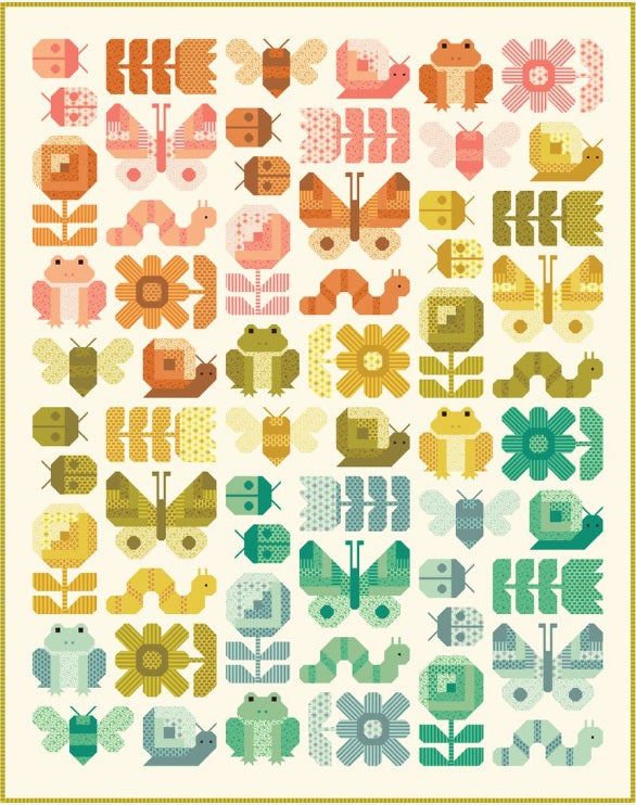 Busy Backyard Quilt Pattern by Elizabeth Hartman