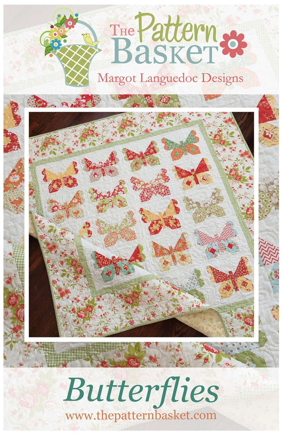 Butterflies Quilt Pattern by The Pattern Basket