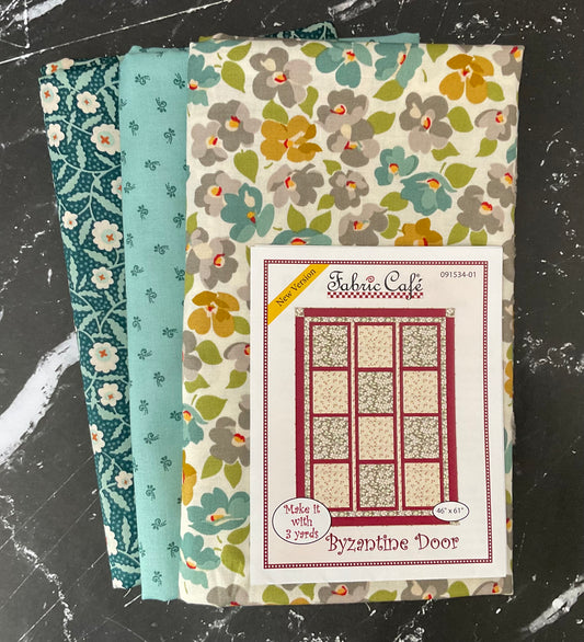 Byzantine Door Quilt featuring Flower Box by Renee Nanneman - 3 Yard Quilt Kit