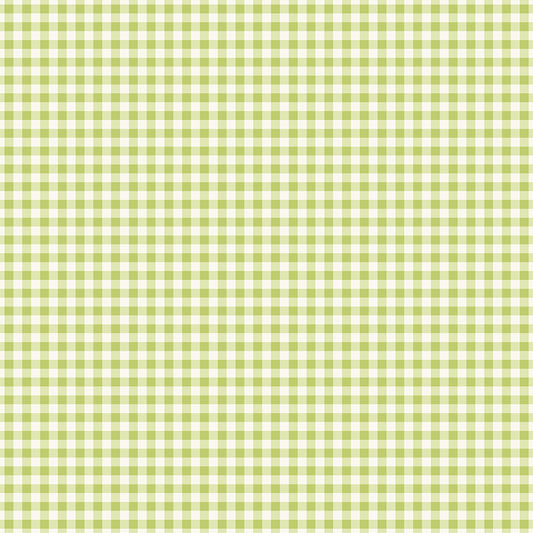 Picnic Florals by My Minds Eye - Gingham Green