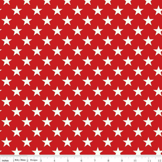 Freedom Garden by My Minds Eye - Freedom Garden Stars Red C15622-RED