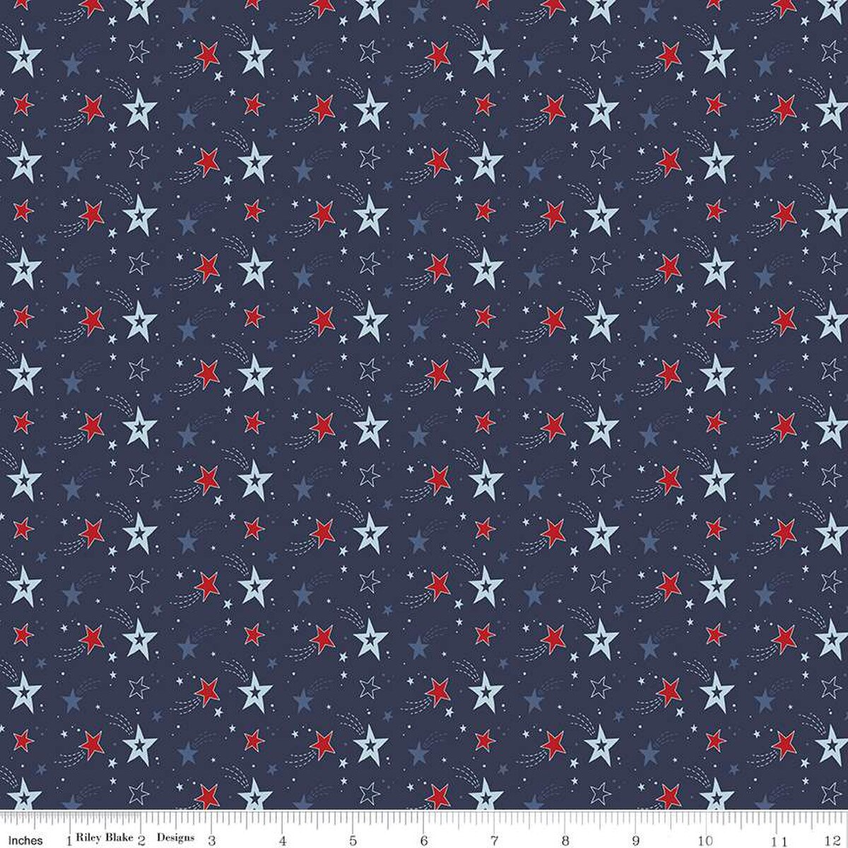 Stars and Stripes Forever by Lori Whitlock C15712-NAVY