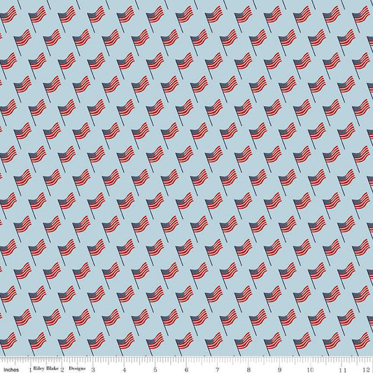 Stars and Stripes Forever by Lori Whitlock - Flags Sky C15713-SKY