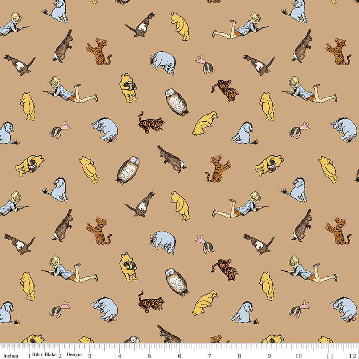 Winnie the Pooh by Echo Park - 18 Piece Fat Quarter Bundle