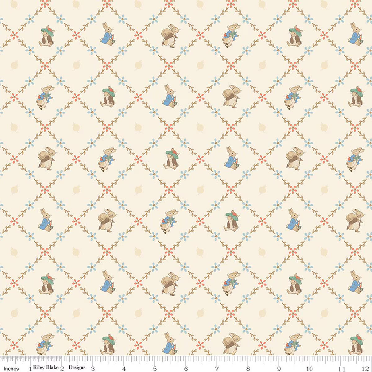 Peter Rabbit™ and Benjamin Bunny™ by Beatrix Potter Collection : 15 Piece Fat Quarter Bundle