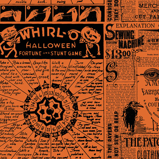 Scary Scraps by J. Wecker-Frisch : Halloween Games Text Black C17606-BLACK