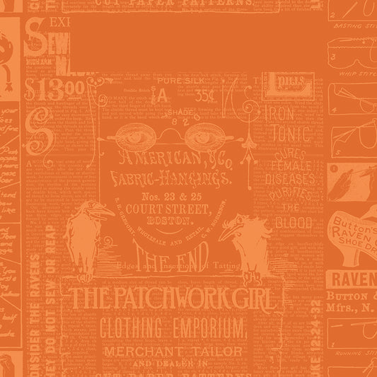 Scary Scraps by J. Wecker-Frisch : Halloween Games Text Orange C17606-ORANGE