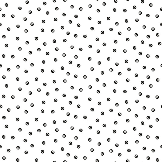Scary Scraps by J. Wecker-Frisch : Dress Dots White C17609-WHITE