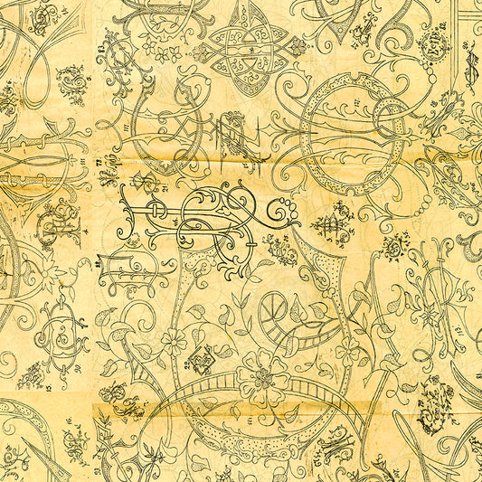 Scary Scraps by J. Wecker-Frisch : Scary Stitches Yellow C17611-YELLOW