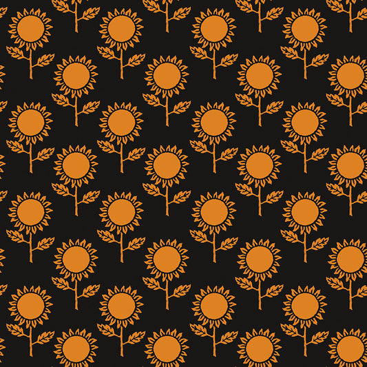 Scary Scraps by J. Wecker-Frisch : Fall Fields Black C17612-BLACK