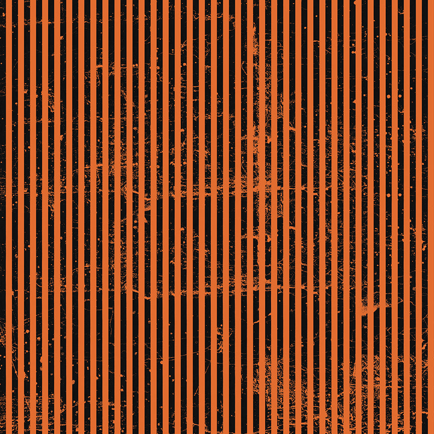Scary Scraps by J. Wecker-Frisch : Stressed Stripes Orange C17613-ORANGE