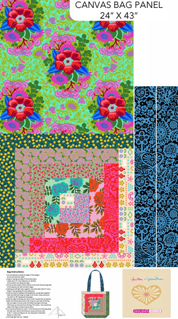 CANVAS Tote Panel by Anna Maria Horner CAMT03-10