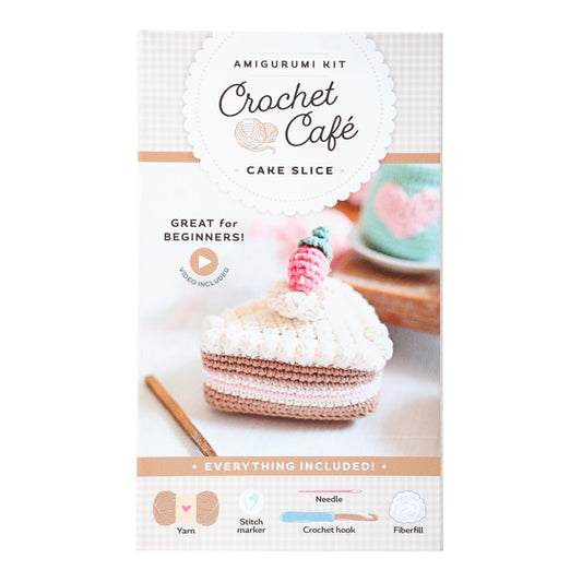 Crochet Café Amigurumi Kit Cake Slice - Special Order
