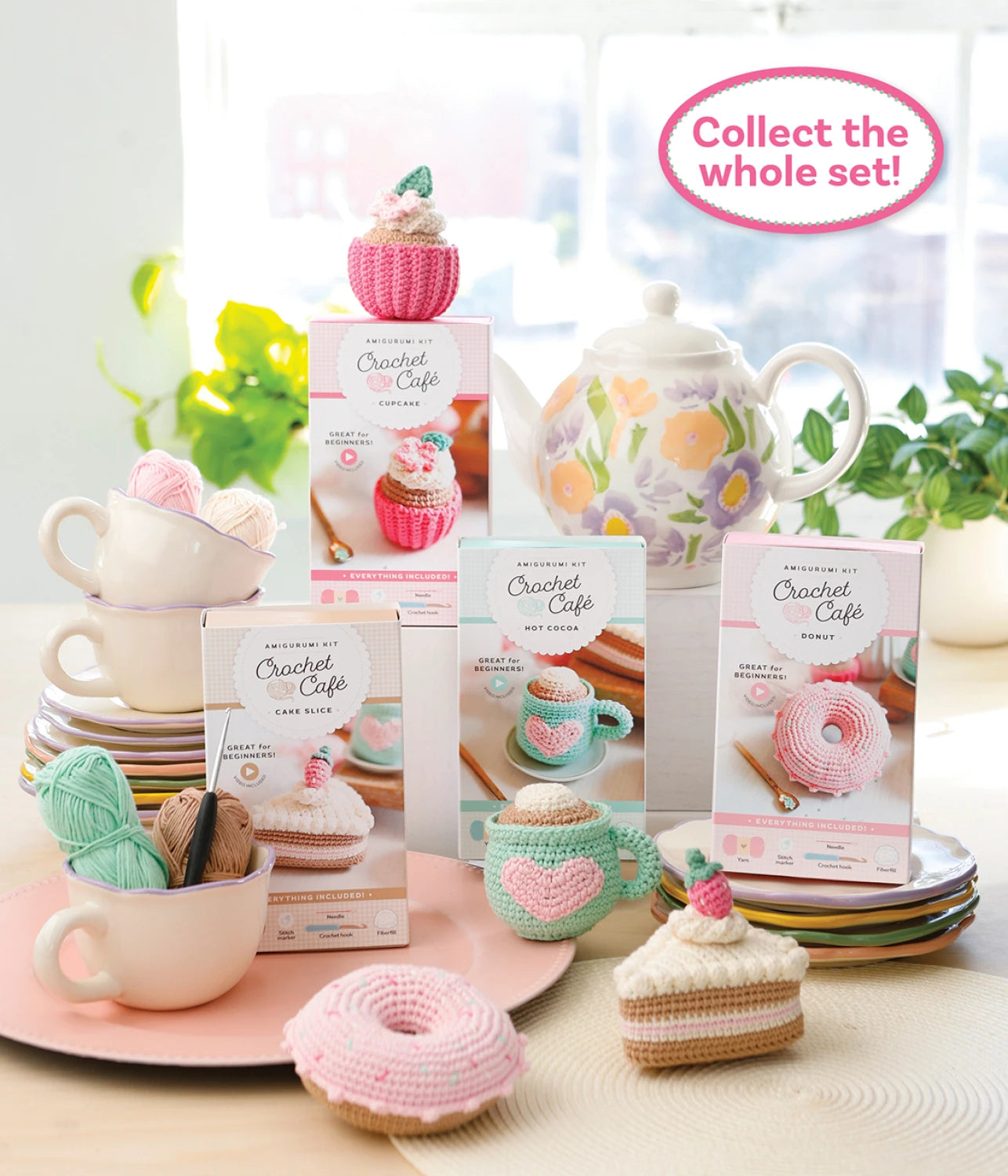 Crochet Café Amigurumi Kit Cupcake - Special Order