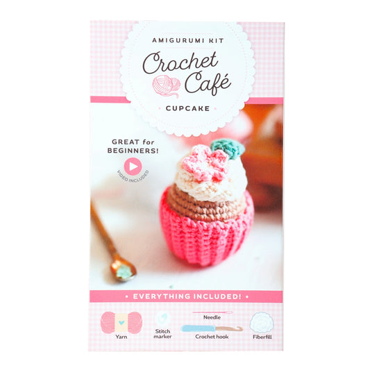 Crochet Café Amigurumi Kit Cupcake - Special Order