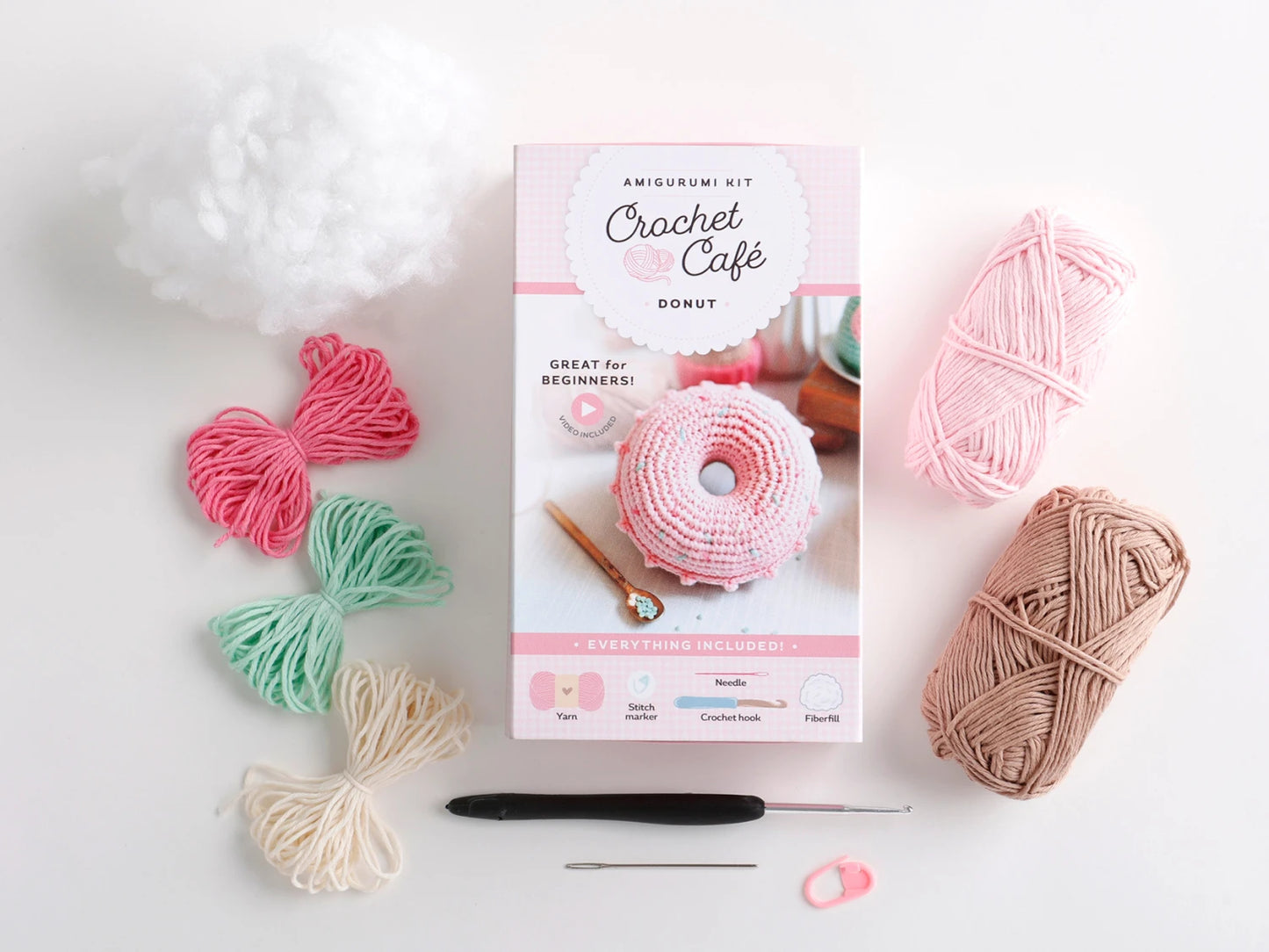 Crochet Café Amigurumi Kit Donut - Special Order