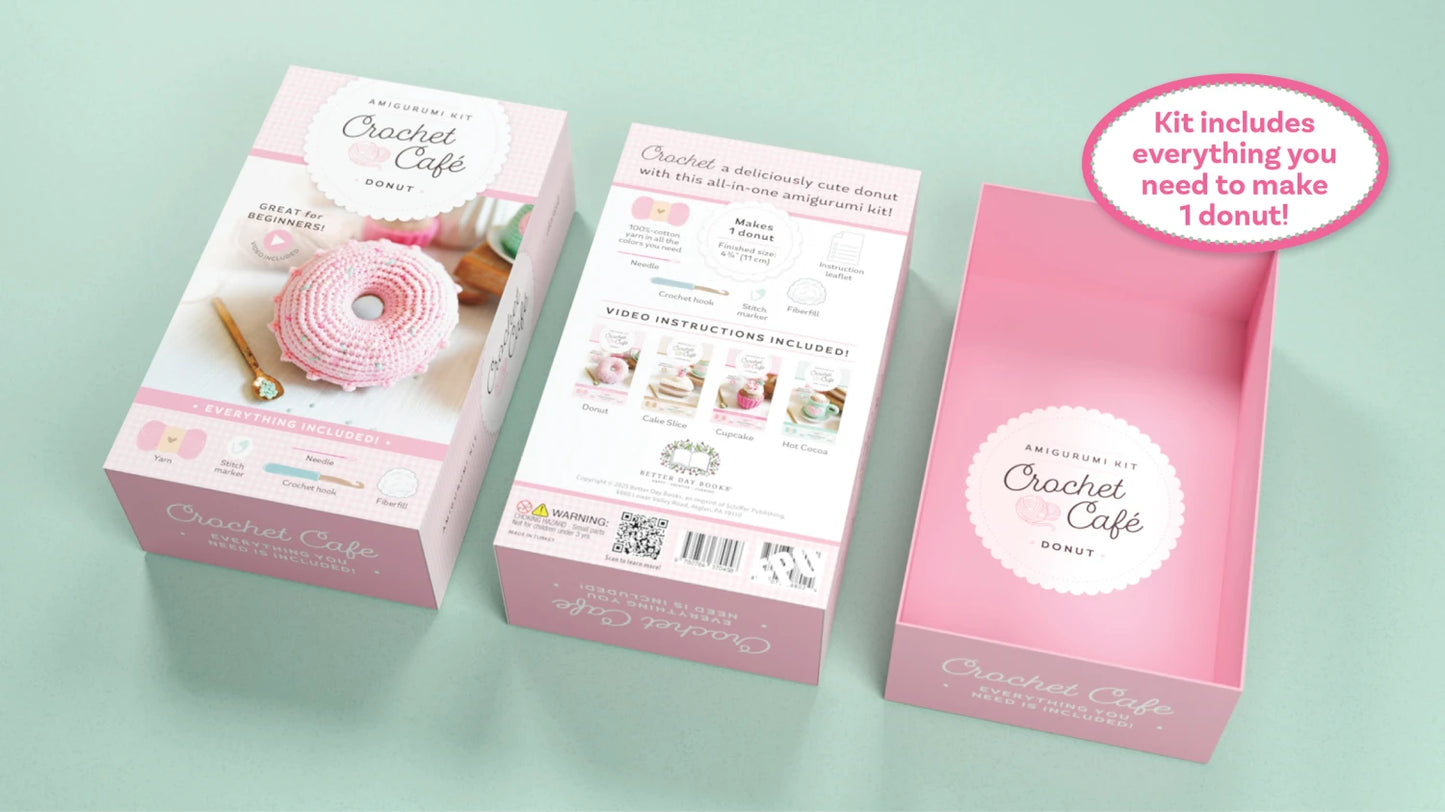 Crochet Café Amigurumi Kit Donut - Special Order