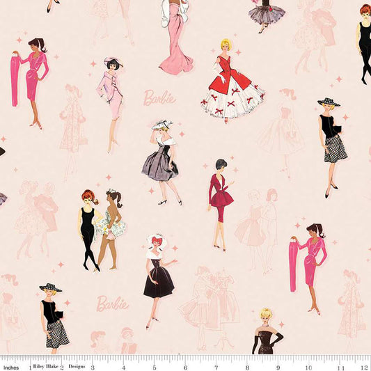 Barbie™ Vintage : 15 Piece Fat Quarter Bundle