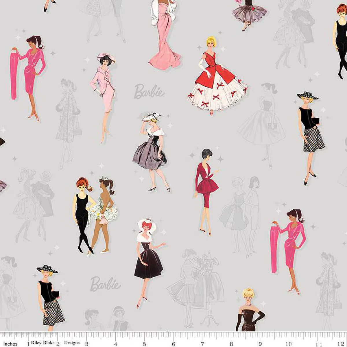 Barbie™ Vintage : 15 Piece Fat Quarter Bundle