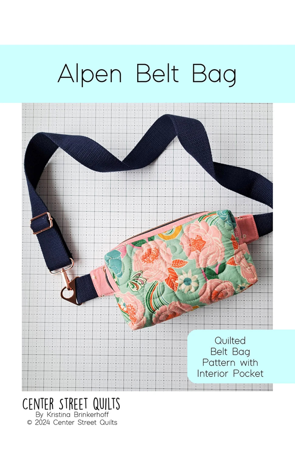 Alpen Belt Bag Pattern by Kristina Brinkerhoff