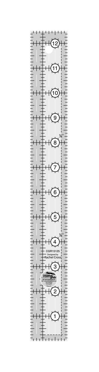 Quilt Ruler 1-1/2in x 12-1/2in # CGR15125 - Special Order