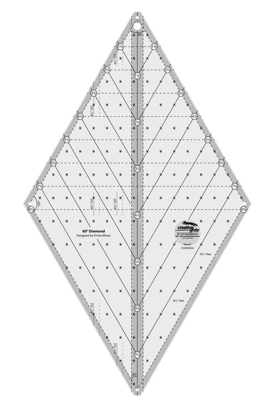 60 Degree Diamond Ruler # CGR60DIA - Special Order