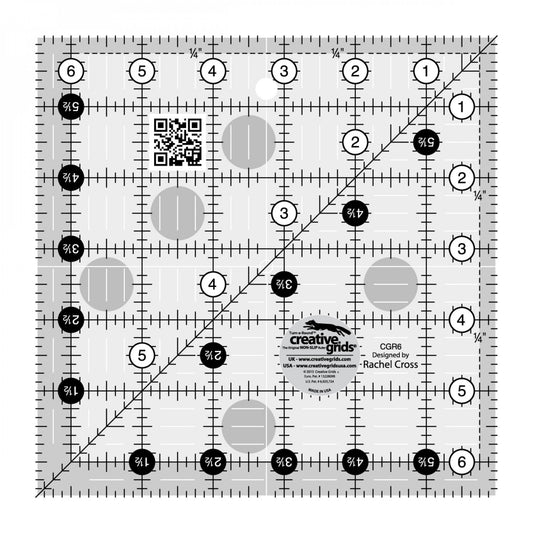 Quilt Ruler 6-1/2in Square # CGR6 - Special Order