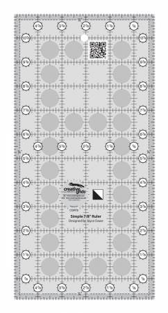 Creative Grids Simple 7/8 Triangle Maker Quilt Ruler - Special Order