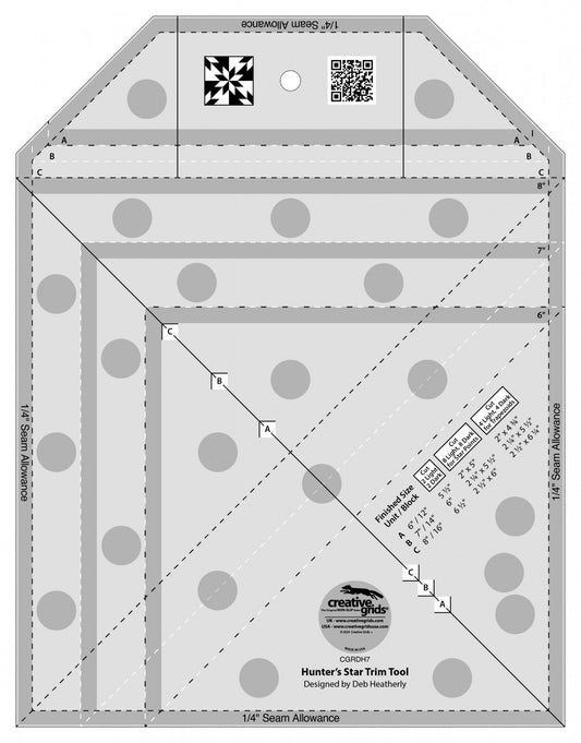 Creative Grids Hunter's Star Trim Tool # CGRDH7 (Special Order) - Expected 12-10-24