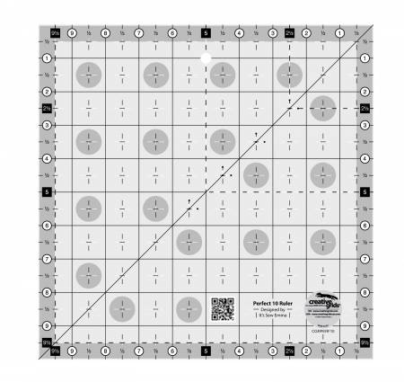 Creative Grids Perfect 10 Ruler - Special Order