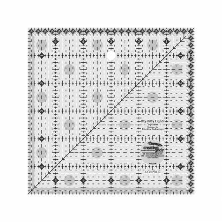 Creative Grids Itty-Bitty Eights Square Quilt Ruler 6in x 6in (Special Order)