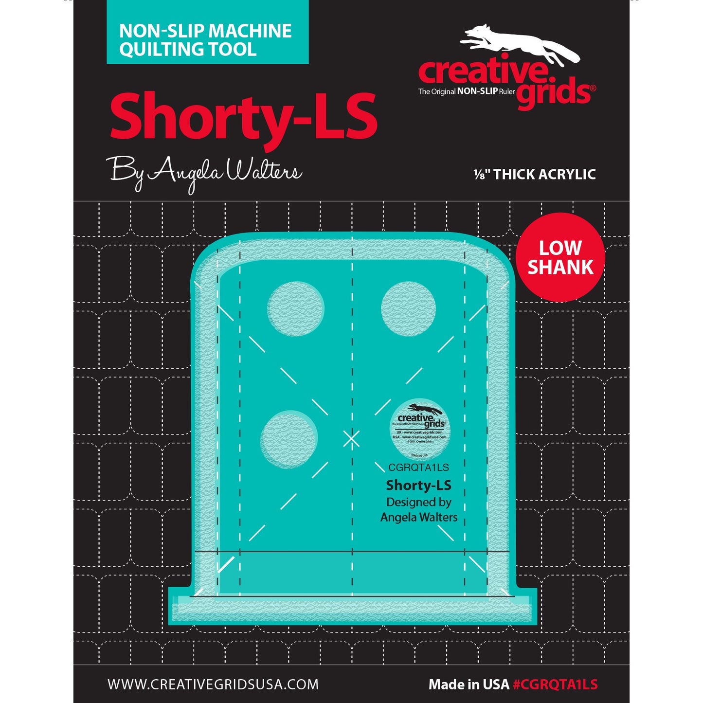 Machine Quilting Tool Shorty Low Shank-# CGRQTA1LS  - Special Order