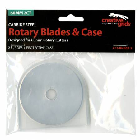 Creative Grids 60mm Replacement Rotary Blade 2pk - Special Order