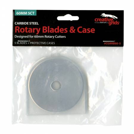 Creative Grids 60mm Replacement Rotary Blade 5pk - Special Order