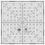 Creative Grids 12-1/2in Square It Up or Fussy Cut Square Quilt Ruler