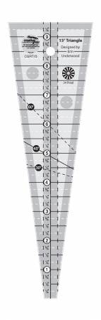 Creative Grids 15 Degree Triangle Ruler (Special Order)