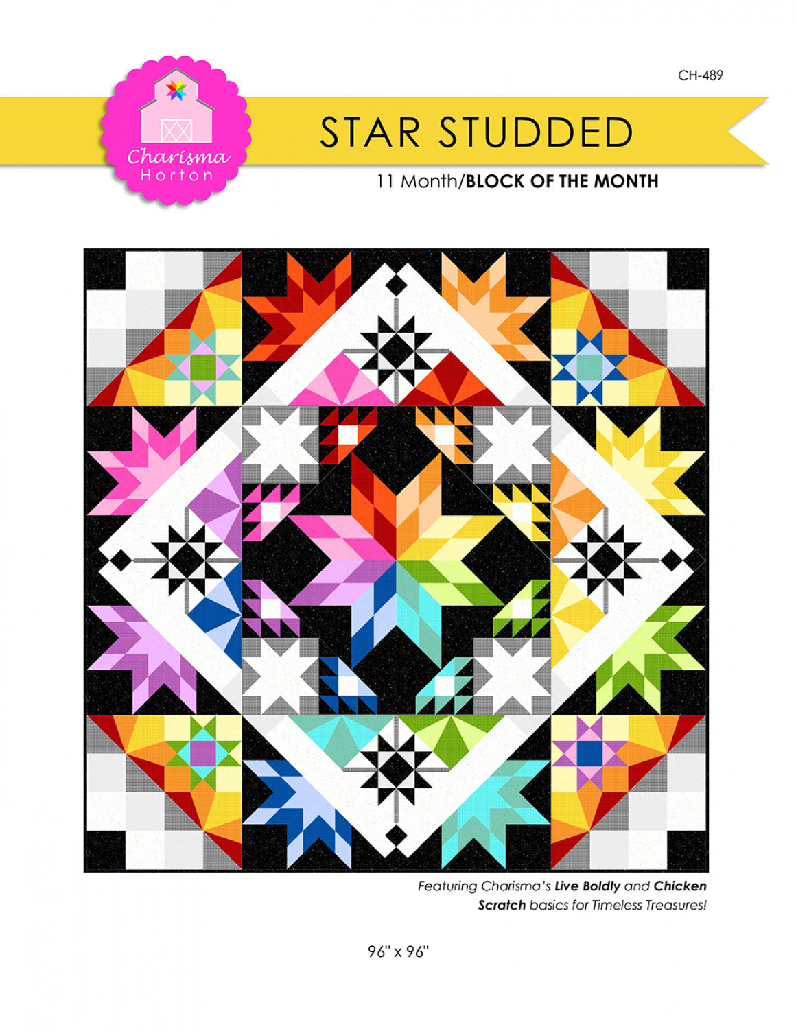 Star Studded Block of the Month # CH-489 - Special Order - Will Ship After 11-25-24